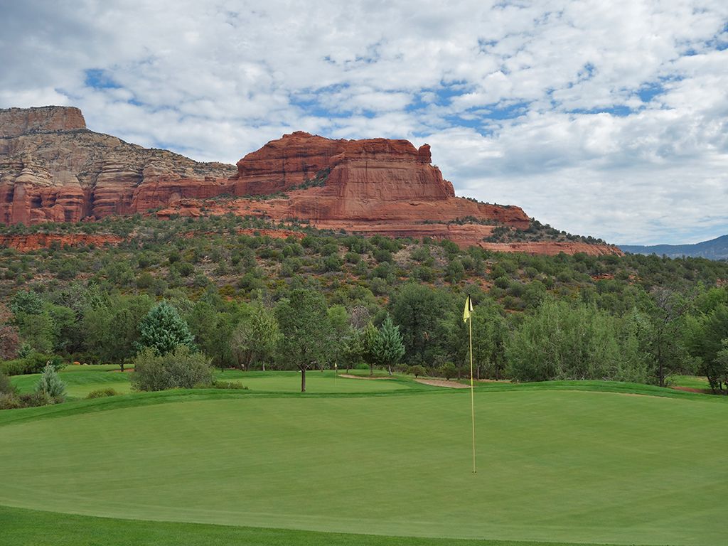 11th Hole at Seven Canyons Golf Club (346 Yard Par 4)
